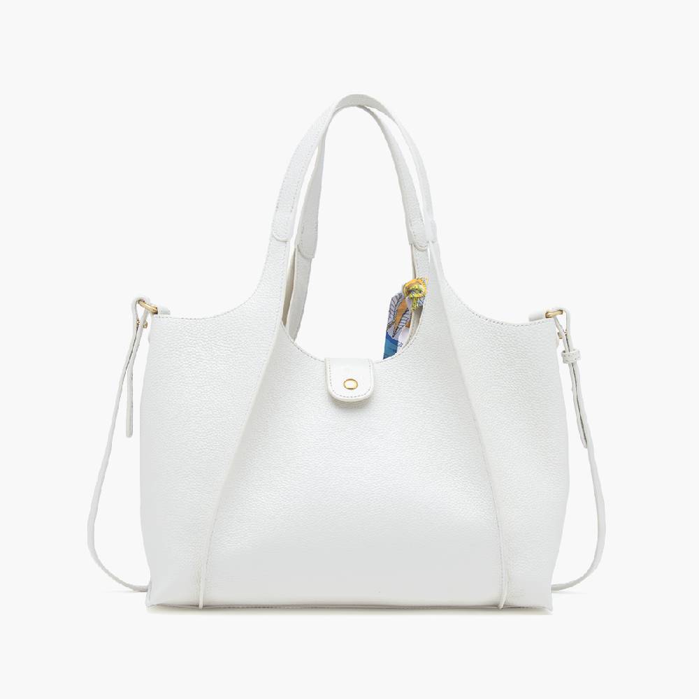La Carrie BORSA SHOPPING DRILLED CREMA Online