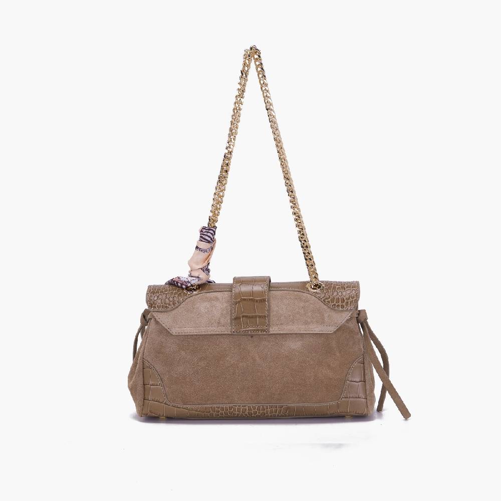 La Carrie BORSA A SPALLA TEMPEST TAUPE Saldi