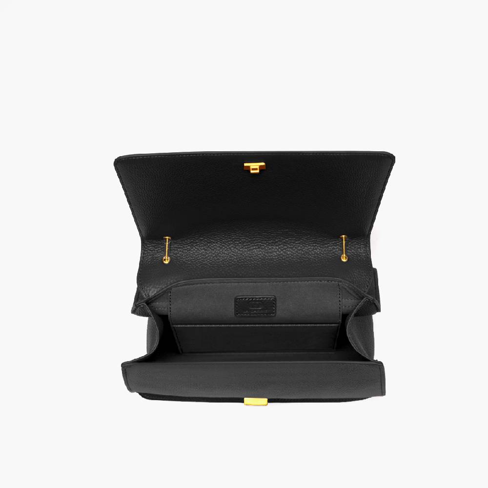 La Carrie BORSA A SPALLA DRILLED NERA Hotsell