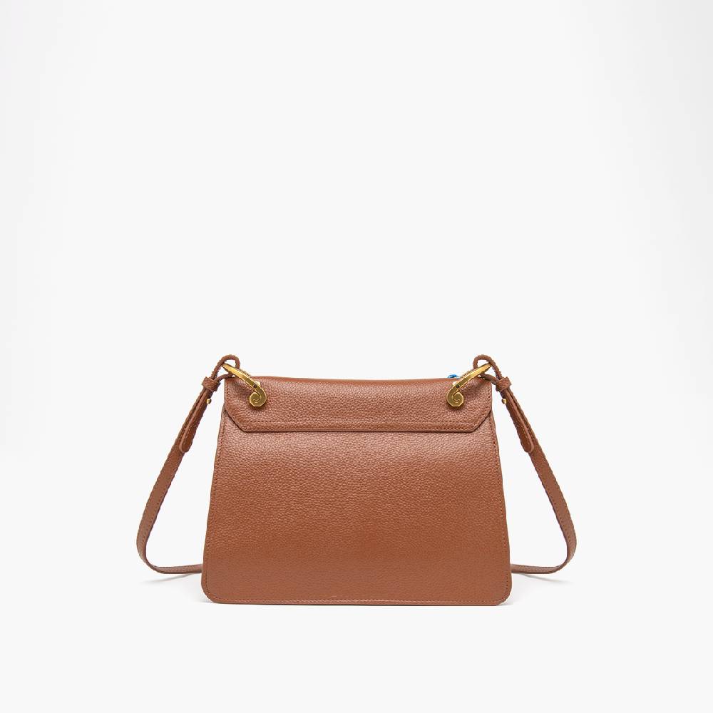 La Carrie BORSA A SPALLA DRILLED CUOIO Vendita Calda