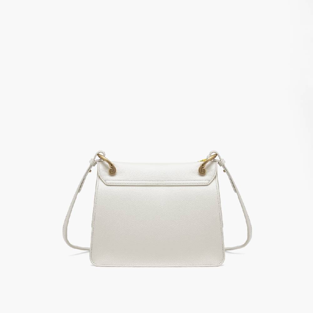 La Carrie BORSA A SPALLA DRILLED CREMA Vendita Economica