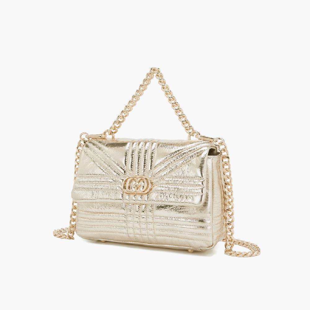 La Carrie BORSA A MANO SHINY GOLD I Più Venduti