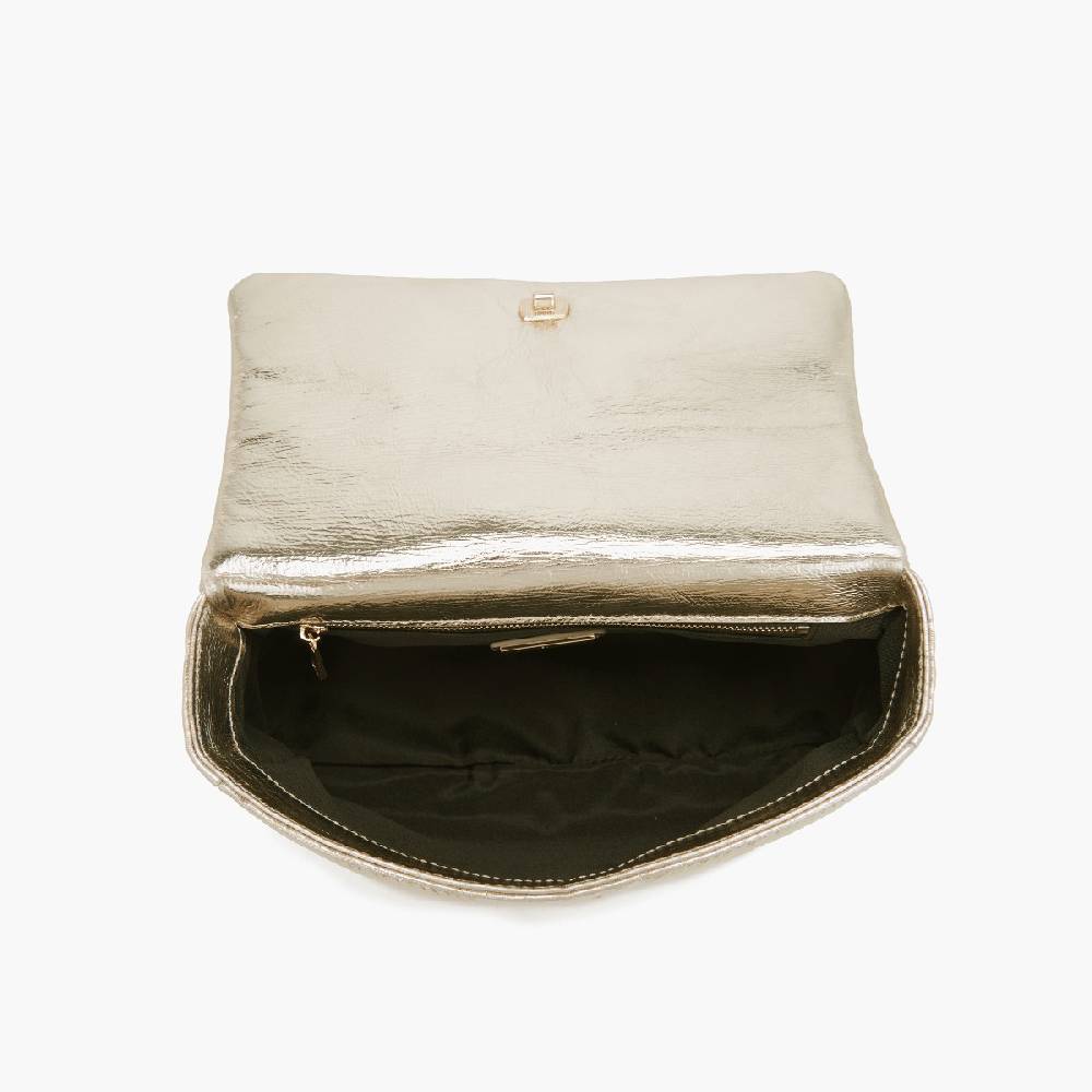 La Carrie BORSA A MANO SHINY GOLD I Più Venduti