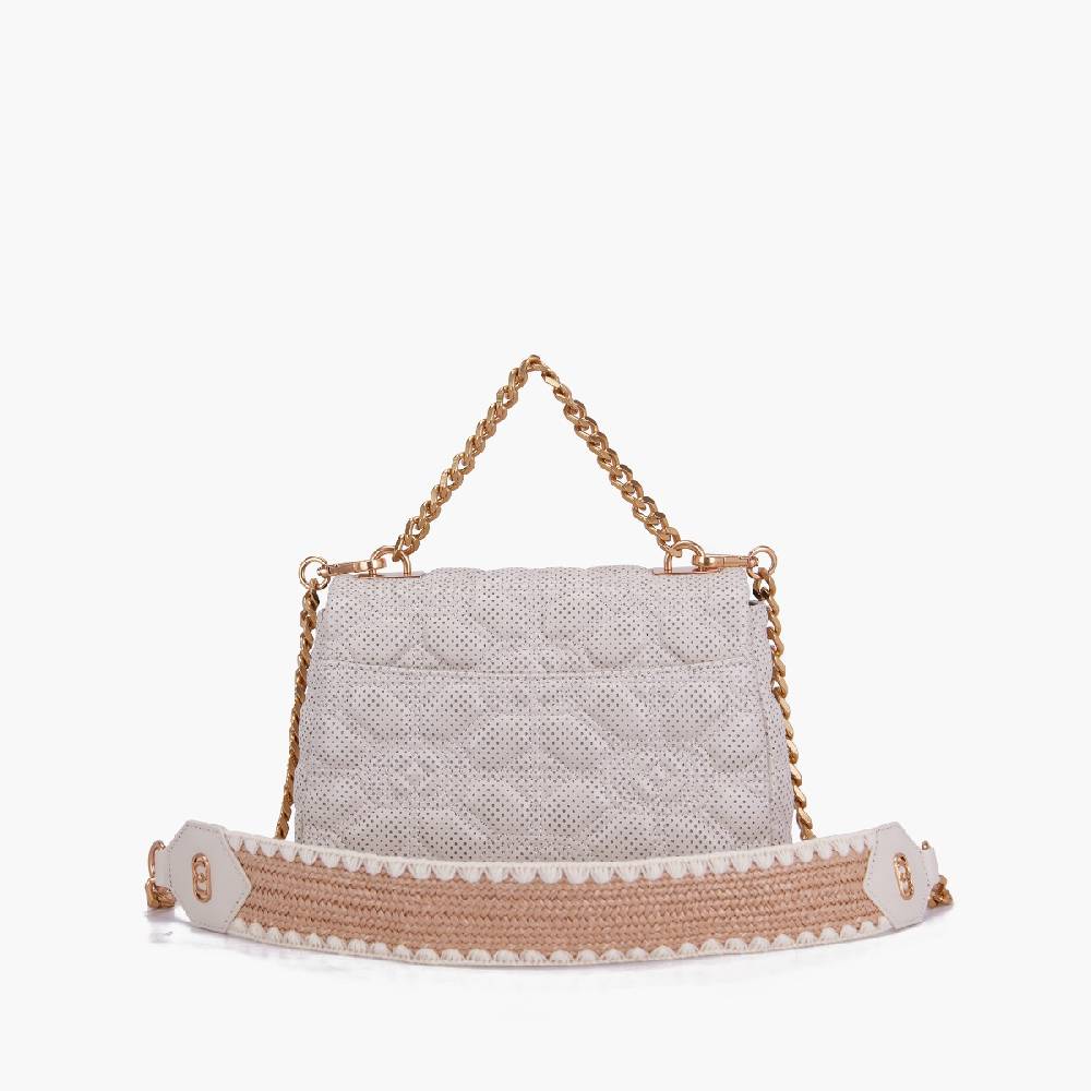 La Carrie BORSA A MANO TOUCHY IVORY Nuova
