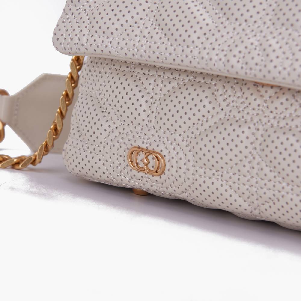La Carrie BORSA A MANO TOUCHY IVORY Nuova