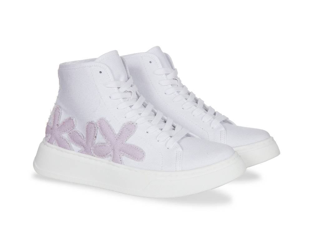 L.Pucci Basket P91223C White-Lilac Shopping Online