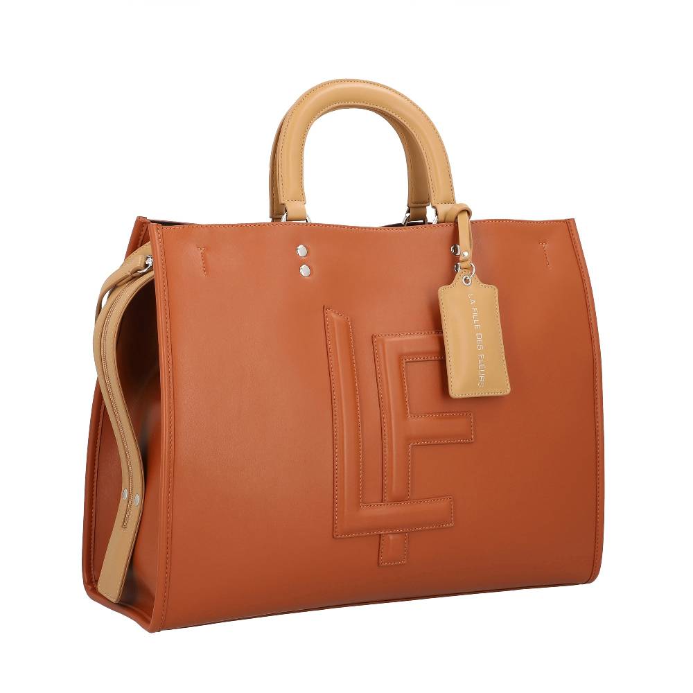 L.Pucci Keira Parisienne Hazelnut Leather Vendite Flash
