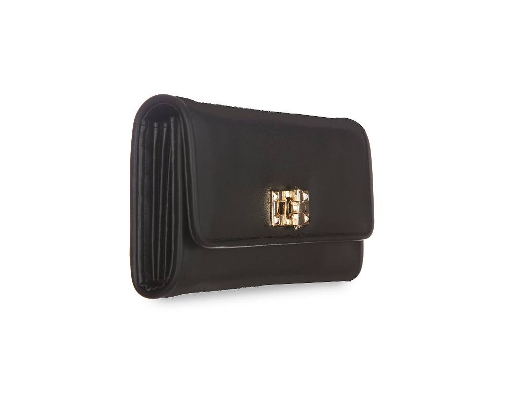 L.Pucci Trendy Black Easter Wallet Italy