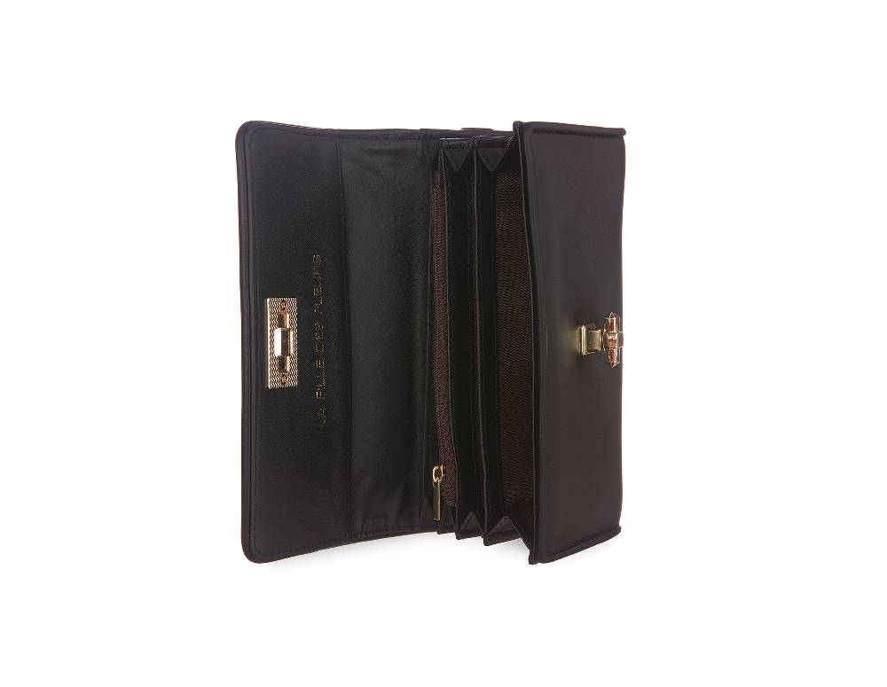 L.Pucci Trendy Black Easter Wallet Italy