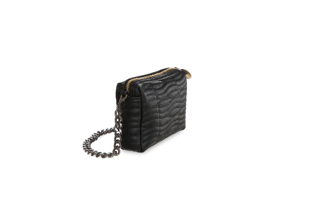 L.Pucci Carmen Small Quilted bicolor Black Spedizione Gratuita