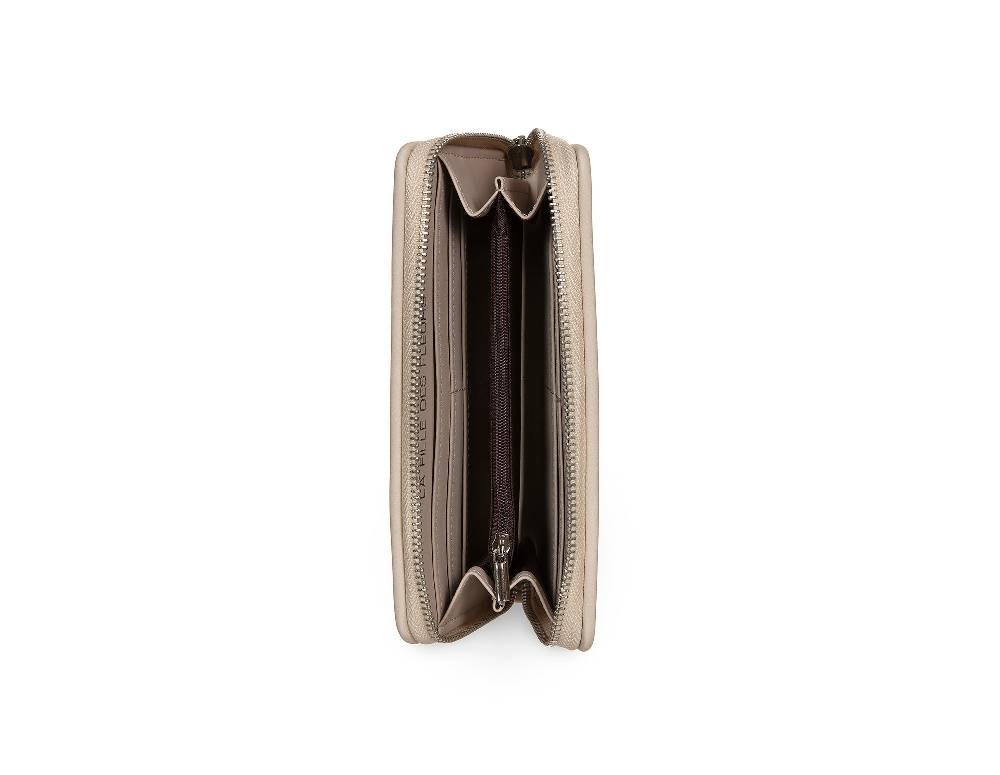 L.Pucci Placida Reindeer Sand wallet Vendita Economica