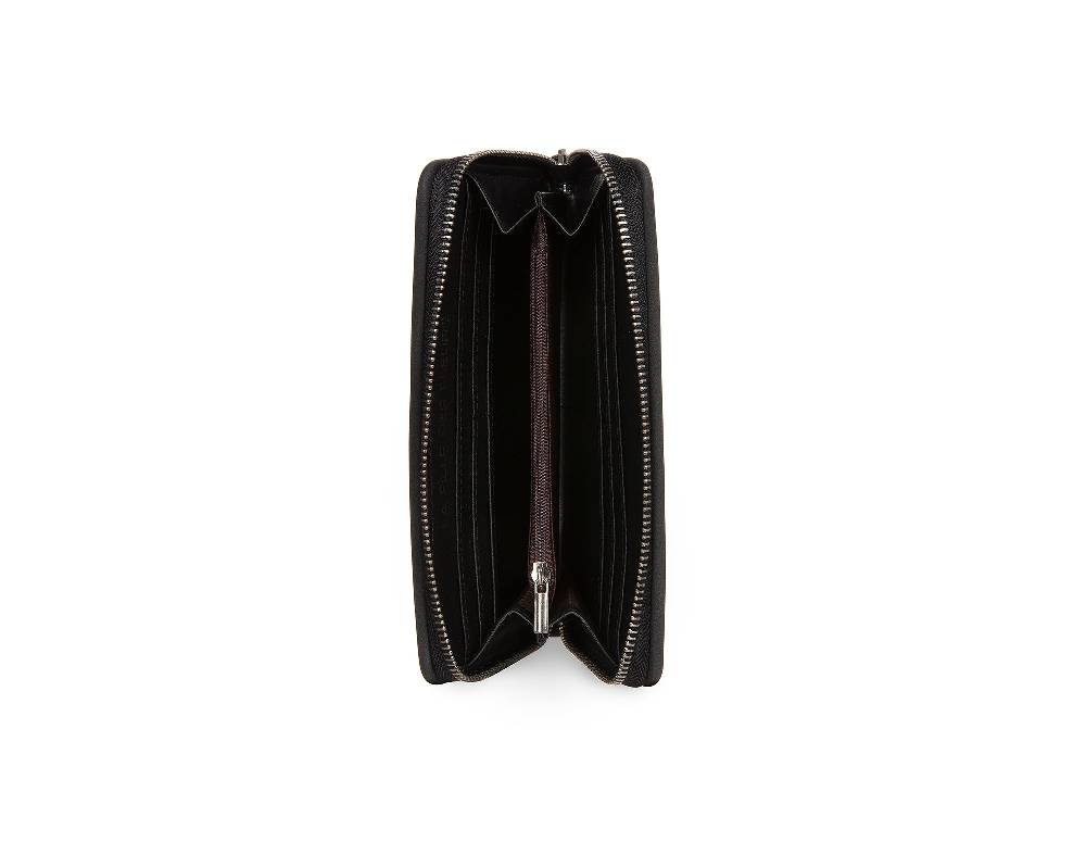 L.Pucci Placida Renna Black Wallet Saldi Di Fabbrica