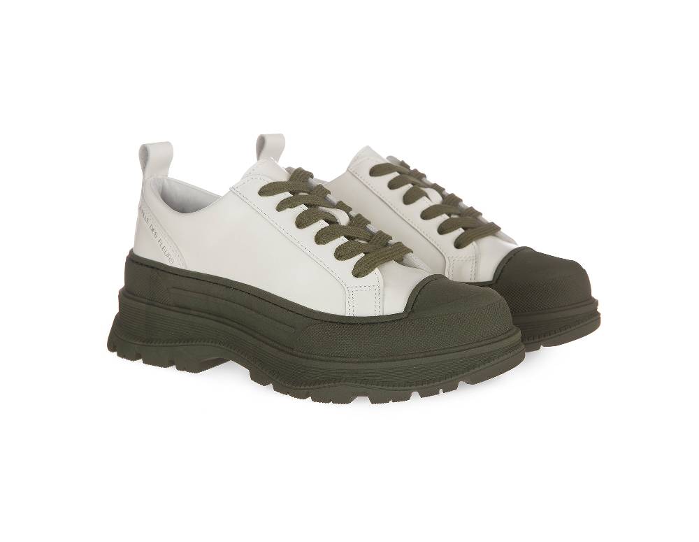 L.Pucci Nevada Leather White In Linea