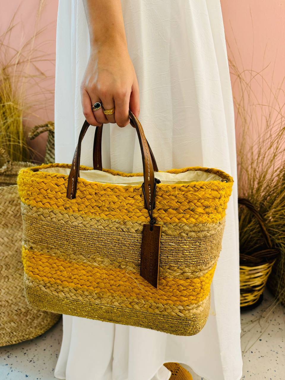La Sellerie CONCETTA bag gialla Economico