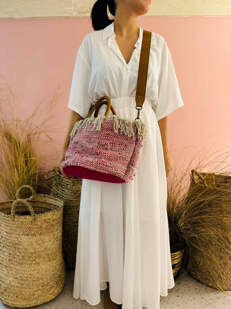 La Sellerie MASSERIA bag fucsia Saldi