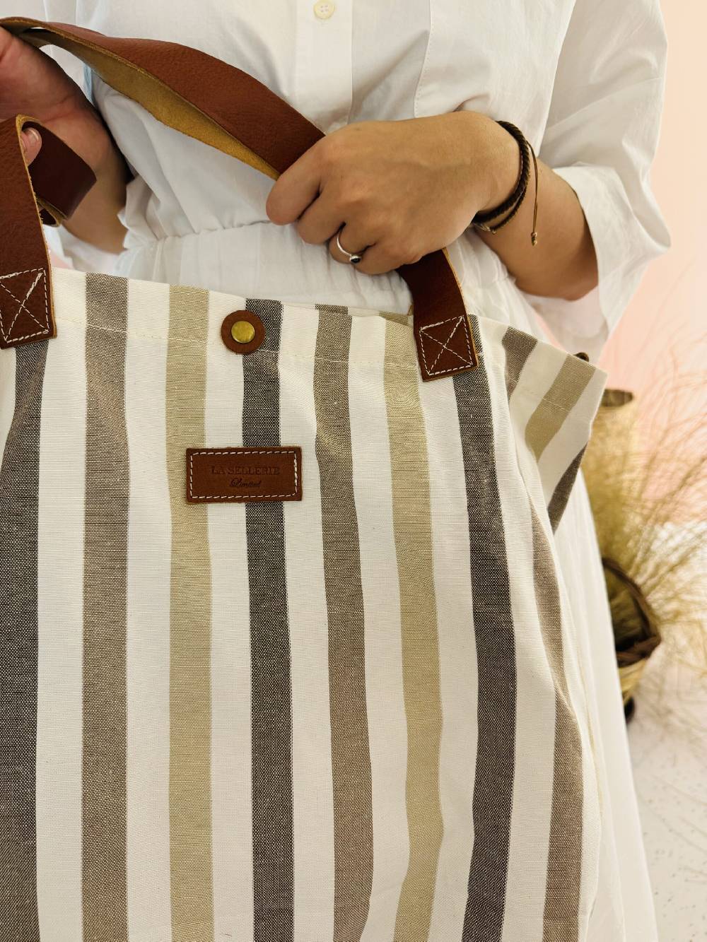 La Sellerie POP BAG Marina beige Promozione