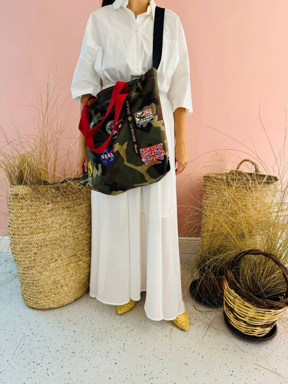 La Sellerie POP BAG military patchwork Acquista Ora