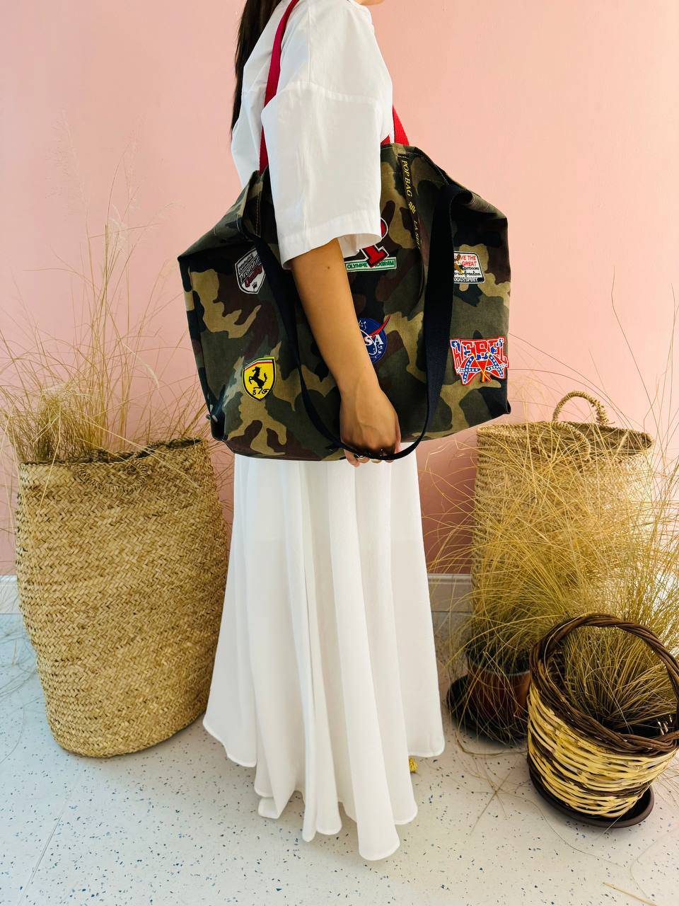 La Sellerie POP BAG military patchwork Acquista Ora