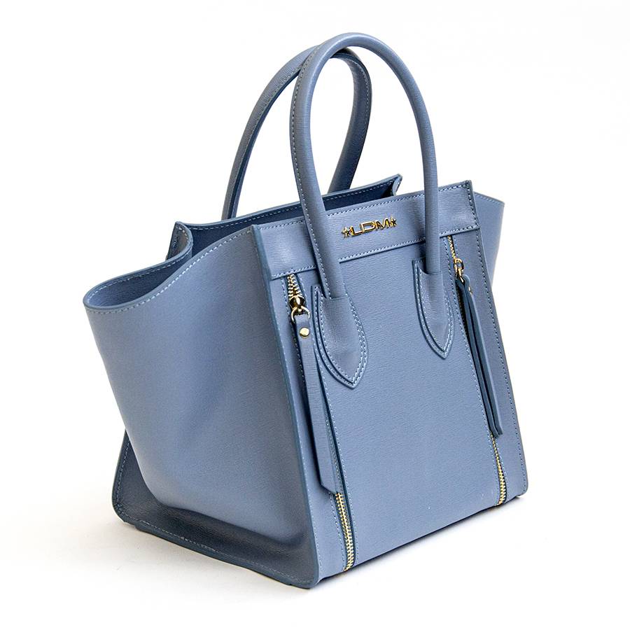 Laura Di Maggio ALIA – Borsa a trapezio in pelle saffiano avio Sconto
