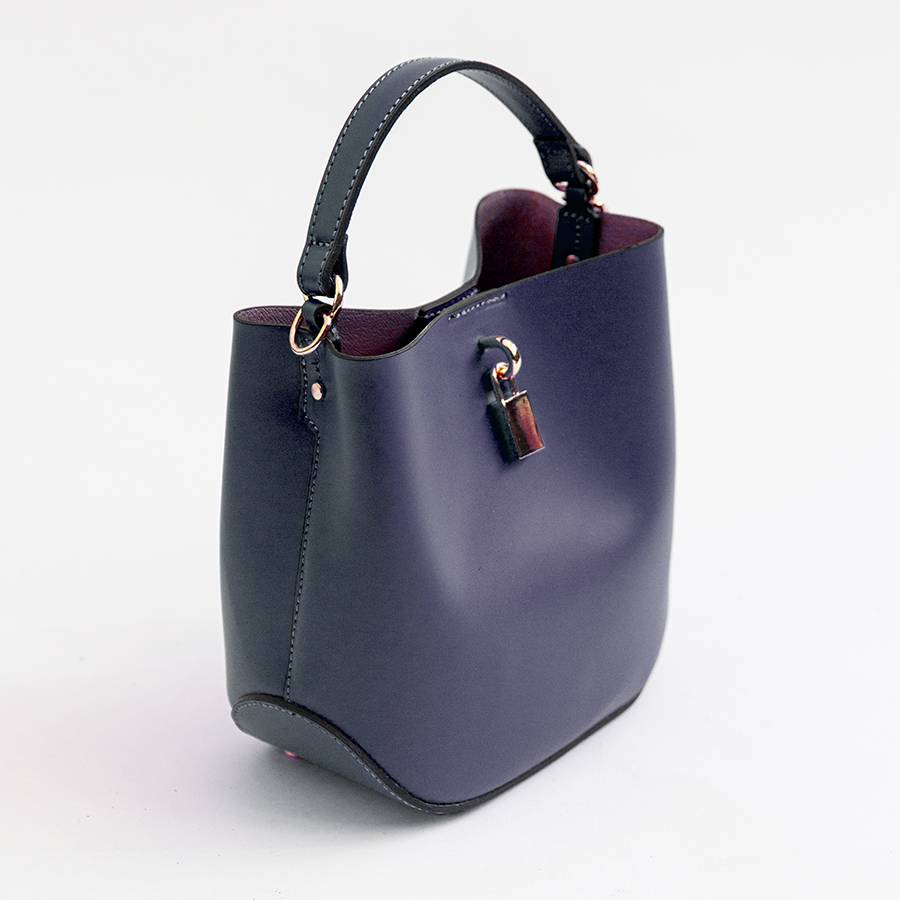 Laura Di Maggio WAVE – Borsa in pelle elegant blu notte Hotsell