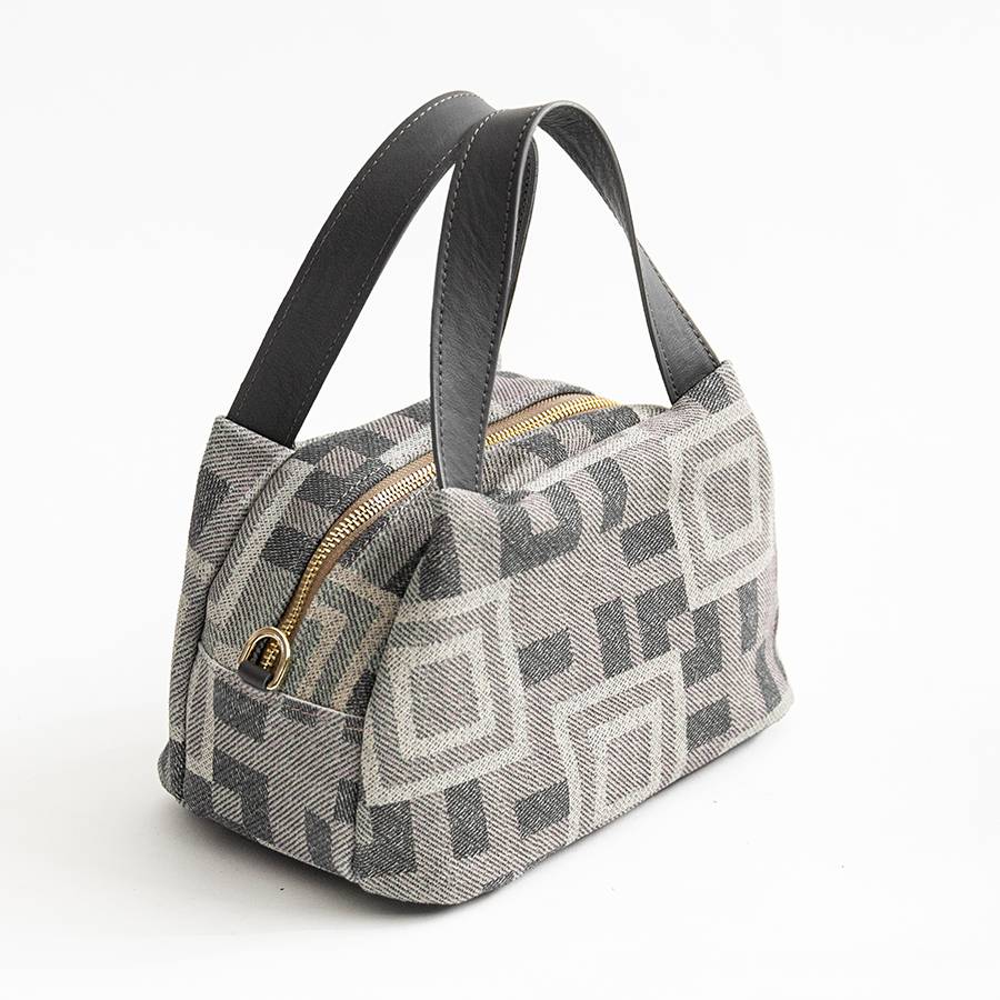 Laura Di Maggio FANTASY – Bauletto in camoscio stampato taupe Saldi Di Fabbrica