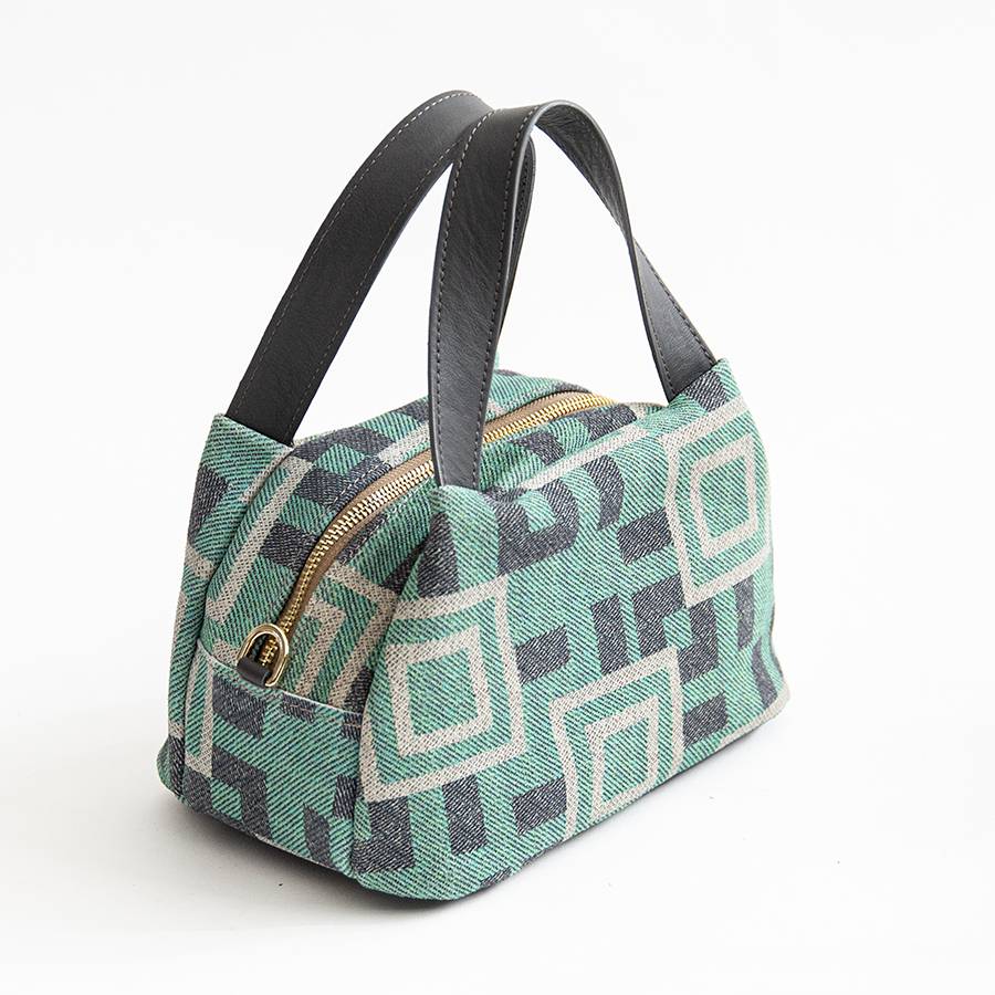Laura Di Maggio FANTASY – Bauletto in camoscio stampato tiffany I Più Venduti