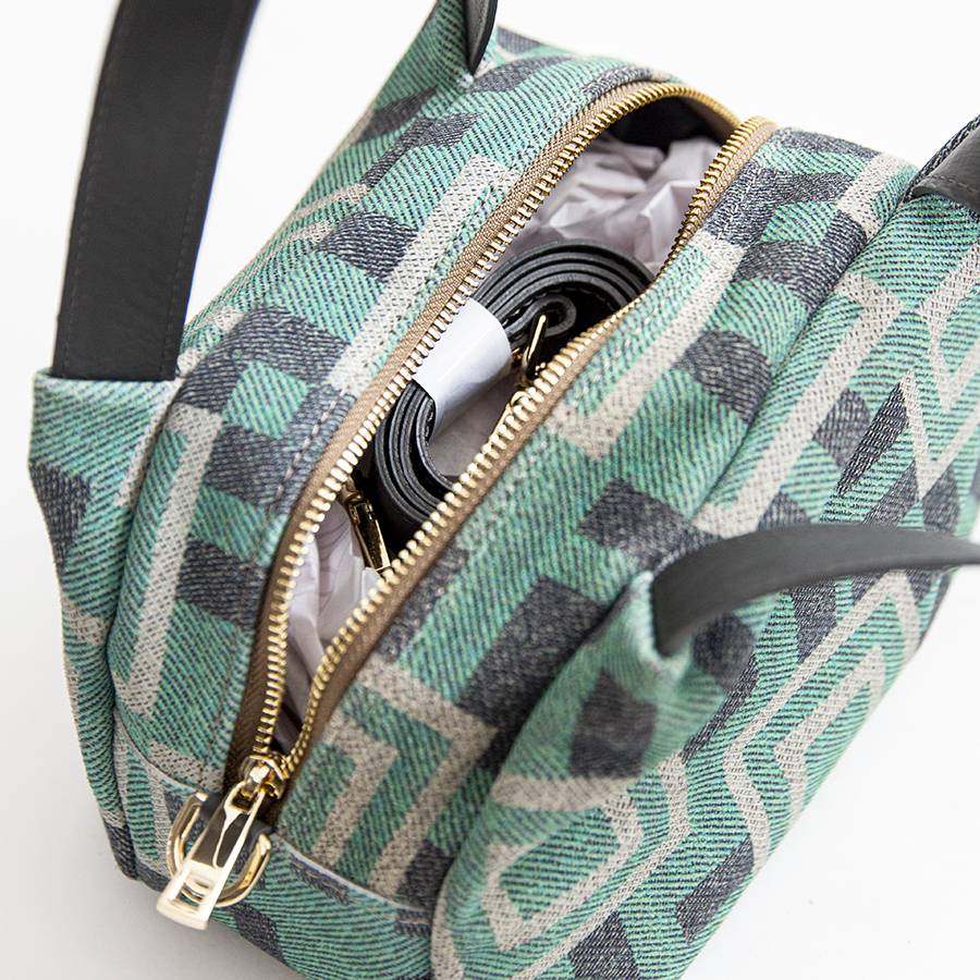 Laura Di Maggio FANTASY – Bauletto in camoscio stampato tiffany I Più Venduti
