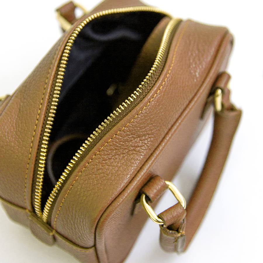 Laura Di Maggio NENA – Miny bauletto in pelle cuoio In Saldo