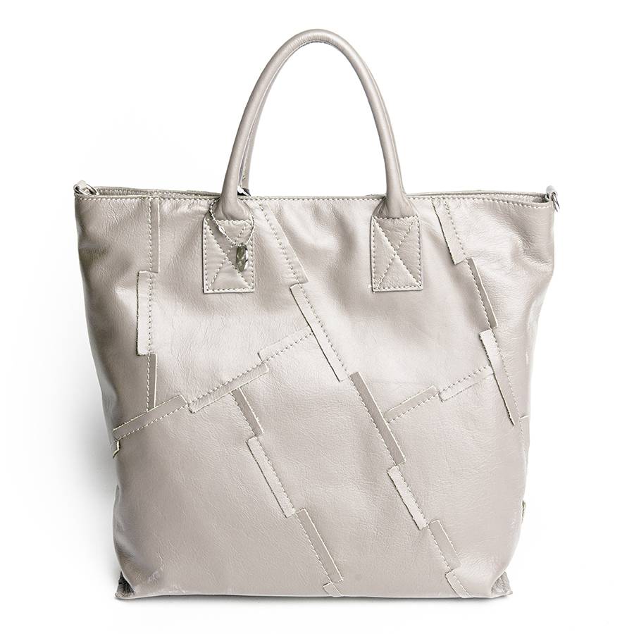 Laura Di Maggio UMA – Tote bag in pelle nappa tortora