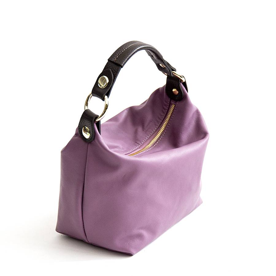 Laura Di Maggio DEMY SMALL – Sacca in pelle nappa lavanda Promozione Limitata