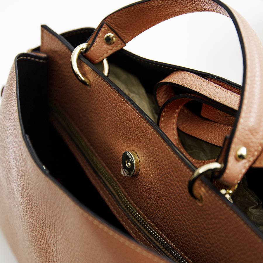 Laura Di Maggio ALEXA – borsa strutturata in pelle dollaro cuoio Convenienza