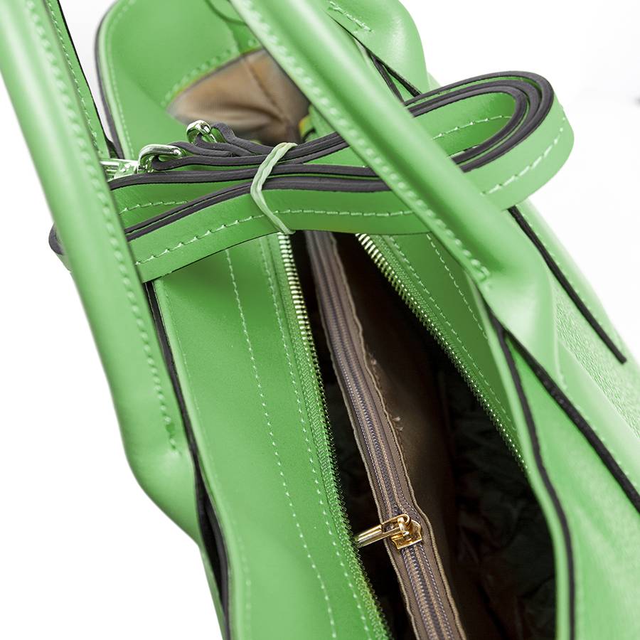 Laura Di Maggio ELISE – Shopper in dollaro verde In Vendita