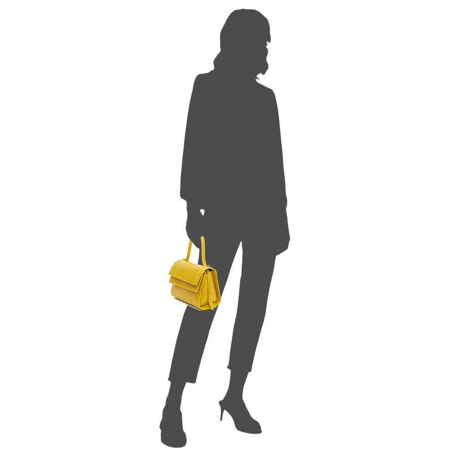 Laura Di Maggio LISBONA – piccola borsa classica gialla Moda