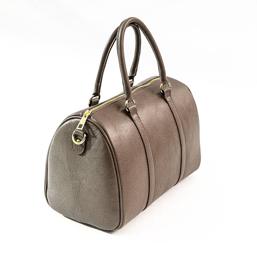 Laura Di Maggio BUBBLE – Bauletto in pelle dollaro taupe 2025
