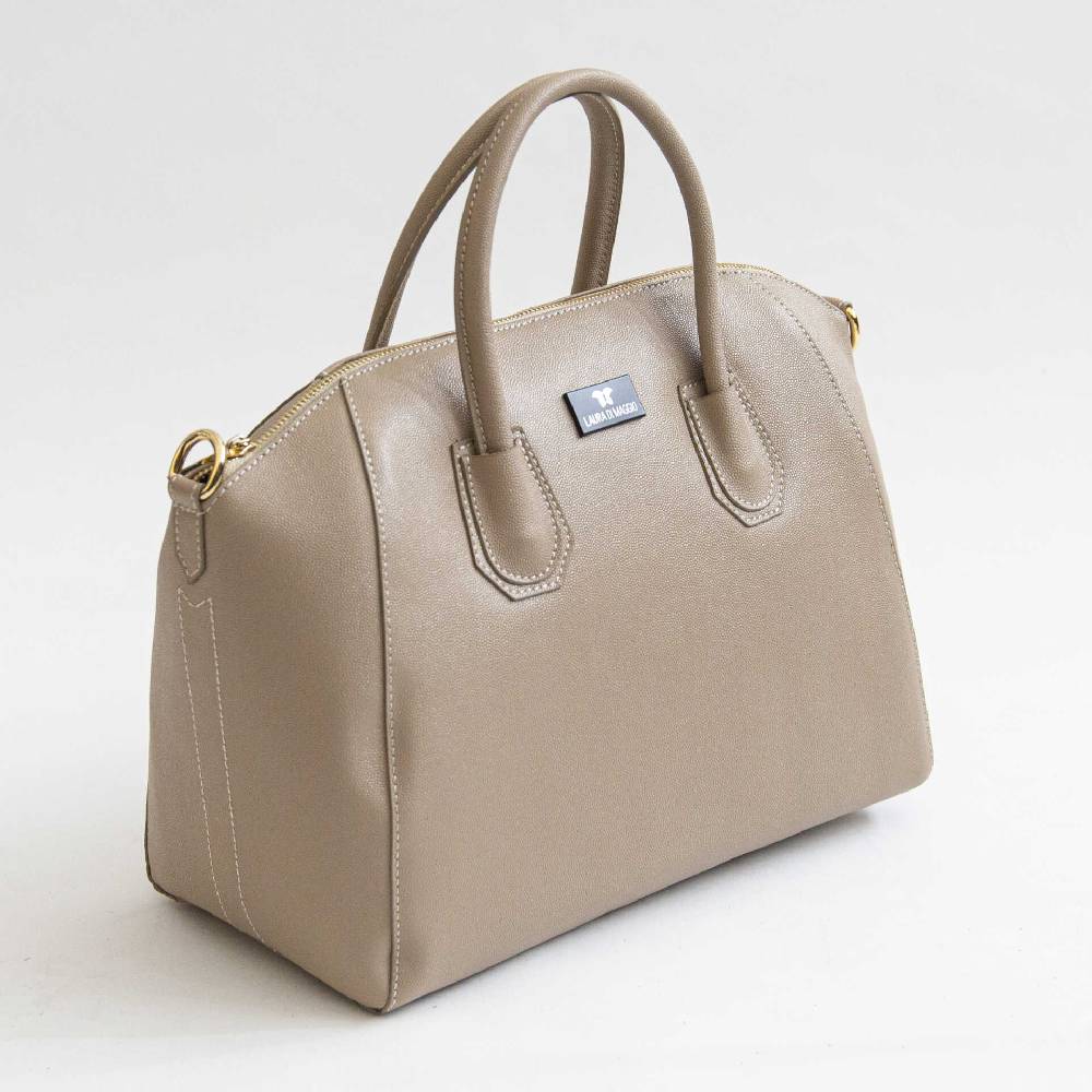Laura Di Maggio ZAIRA BIG – baulettone in palmellato beige Negozi Online