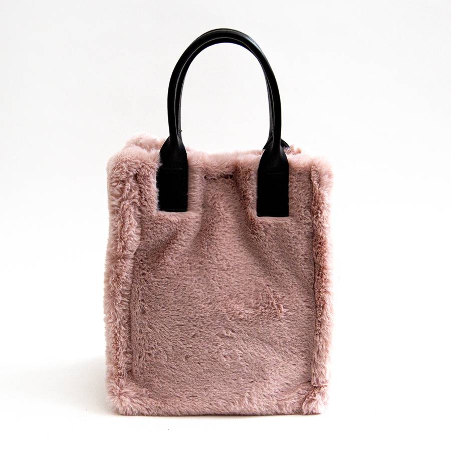 Laura Di Maggio TRUDY BIG – shopping in ecopelliccia rosa