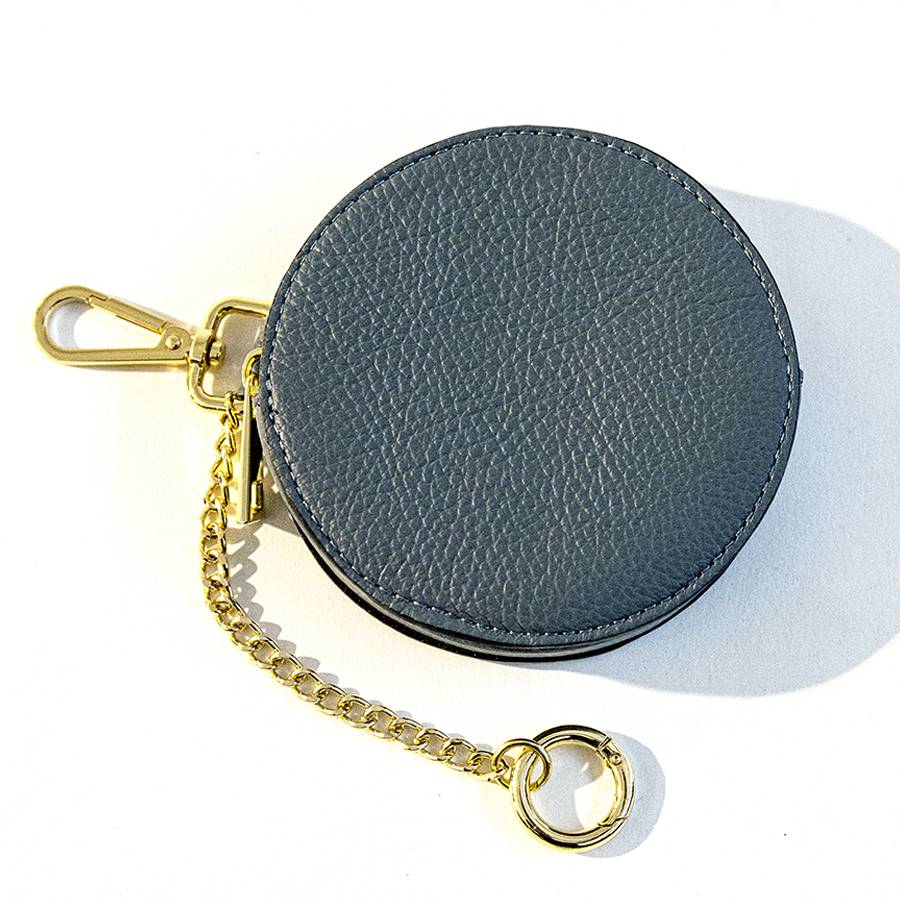 Laura Di Maggio POUCH – portamonete in pelle dollaro avio