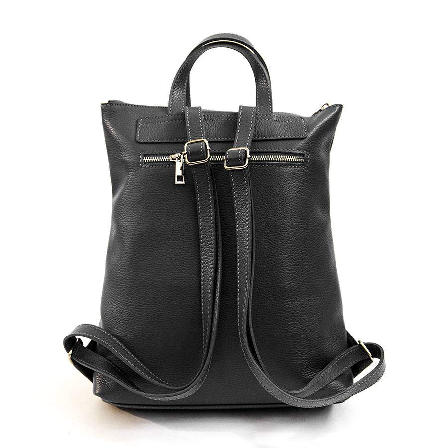 Laura Di Maggio YALE – Zaino in pelle nero Prezzo Ridotto