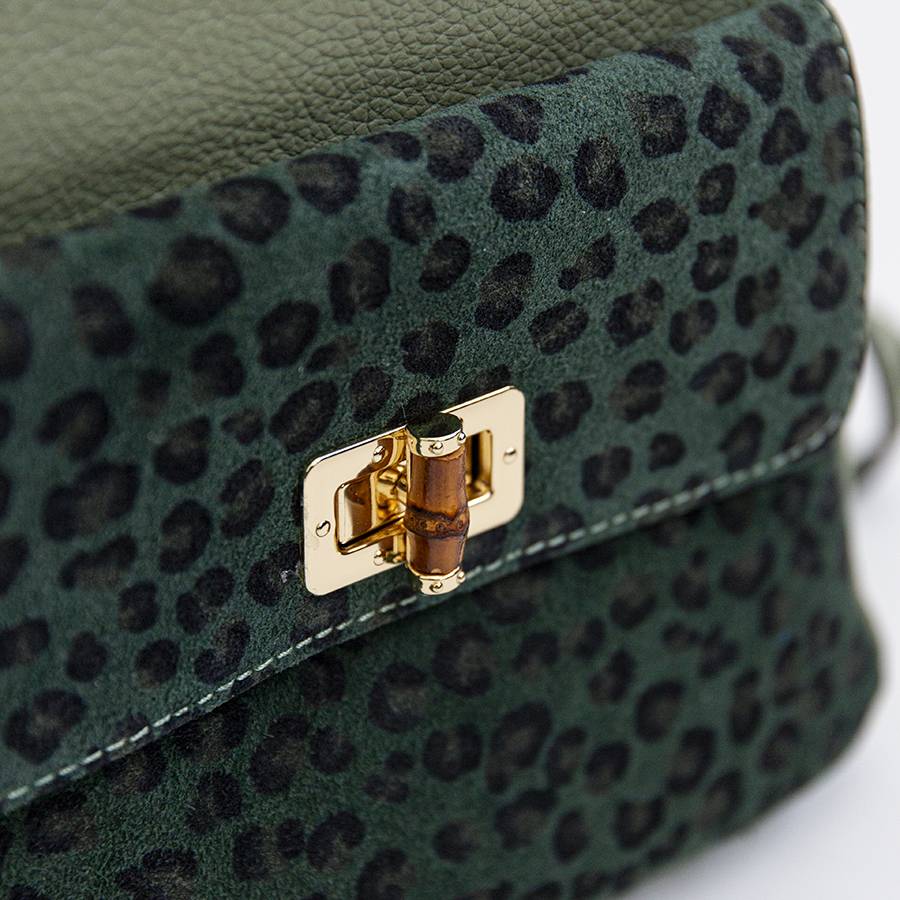 Laura Di Maggio NEMO – Zaino in pelle verde salvia Sconto