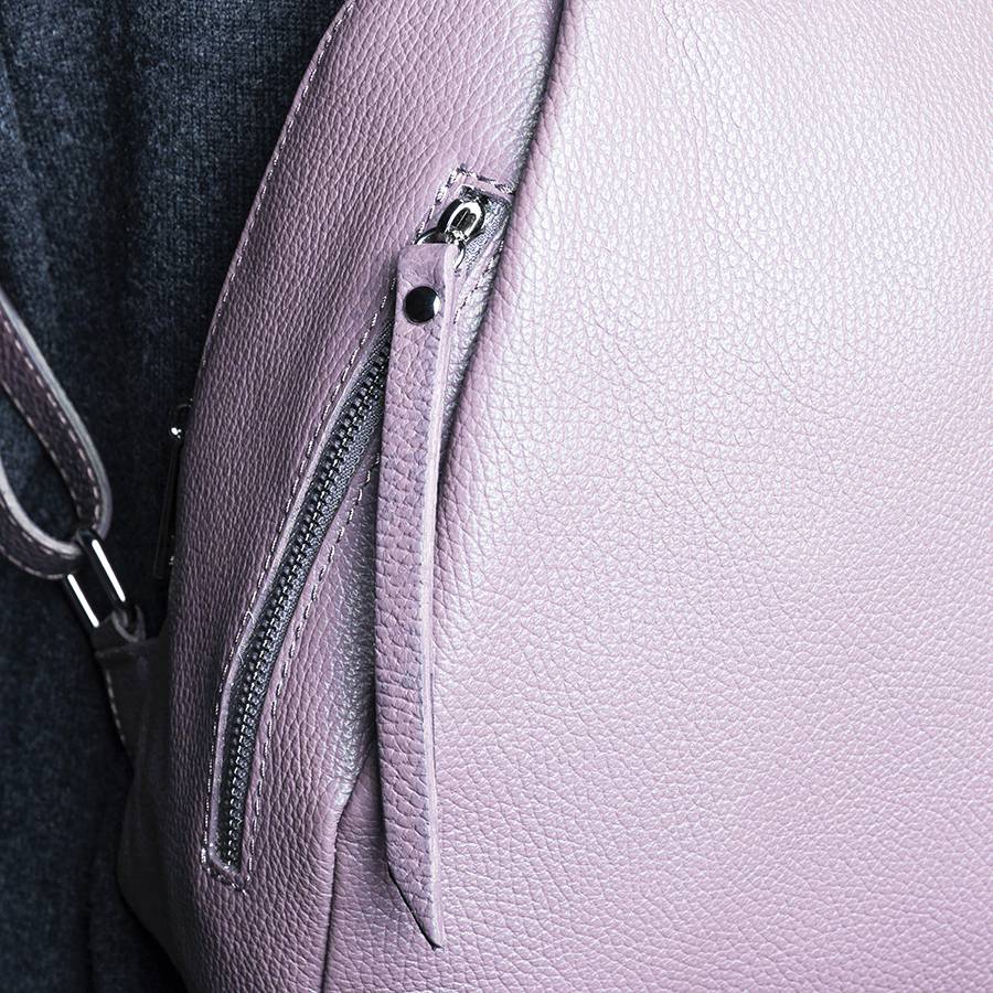 Laura Di Maggio ZIP – zainetto in pelle dollaro lilla Economico