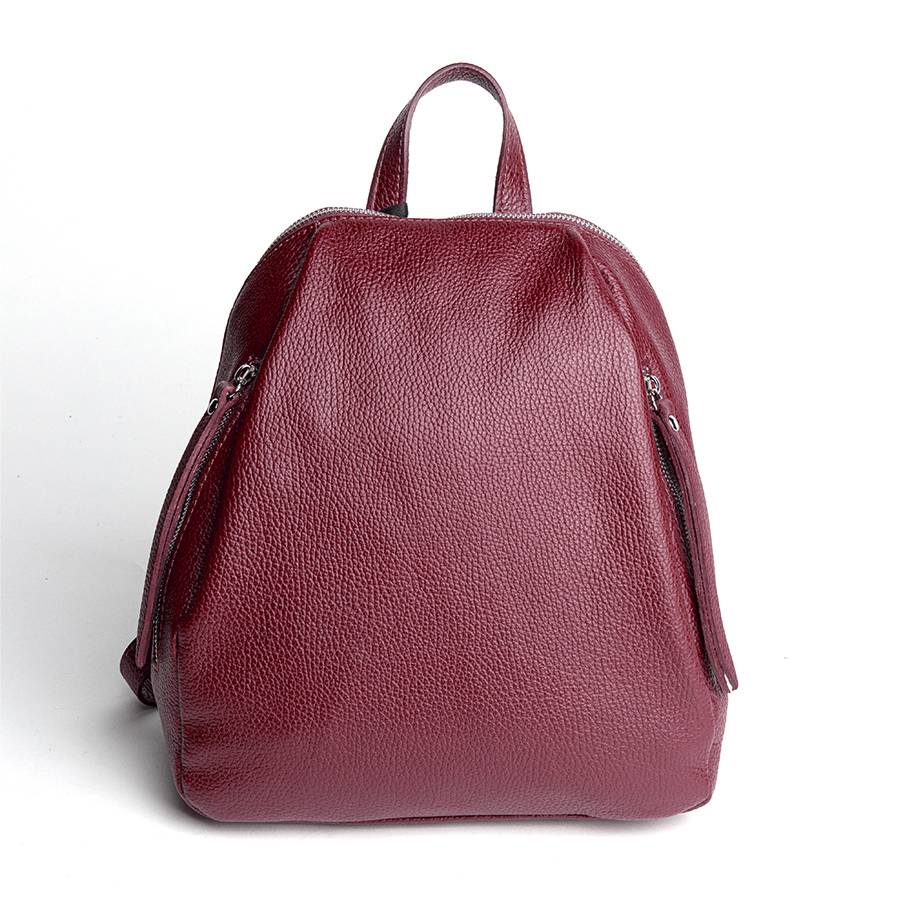 Laura Di Maggio ZIP – zainetto in pelle dollaro rubino Online
