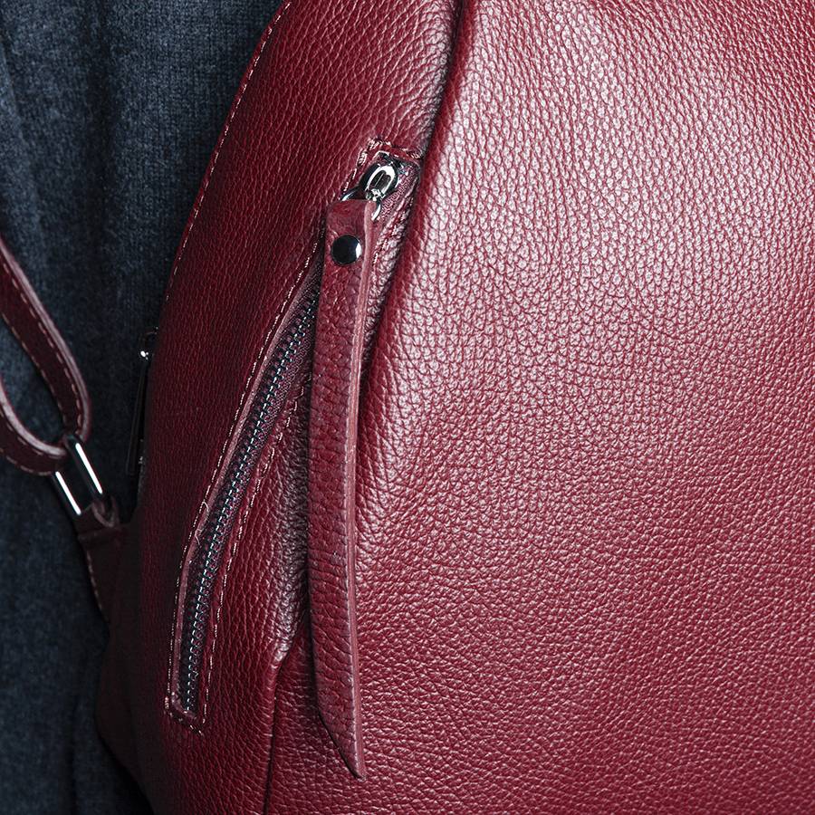 Laura Di Maggio ZIP – zainetto in pelle dollaro rubino Online