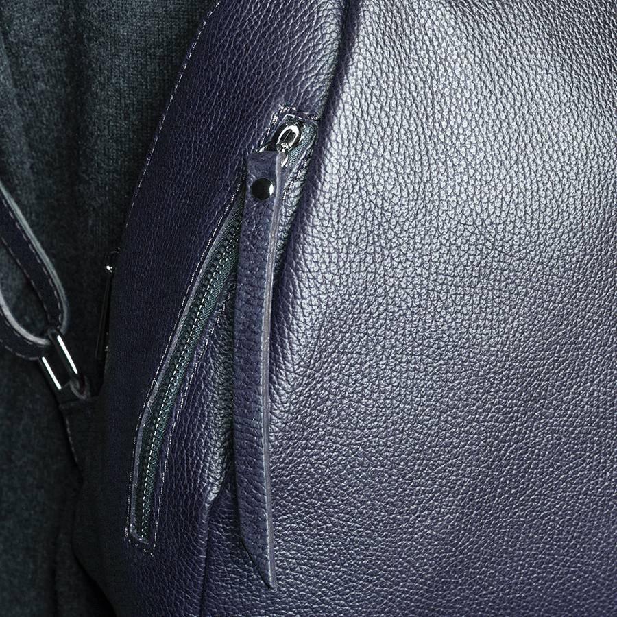 Laura Di Maggio ZIP – zainetto in pelle dollaro blu notte Offerte
