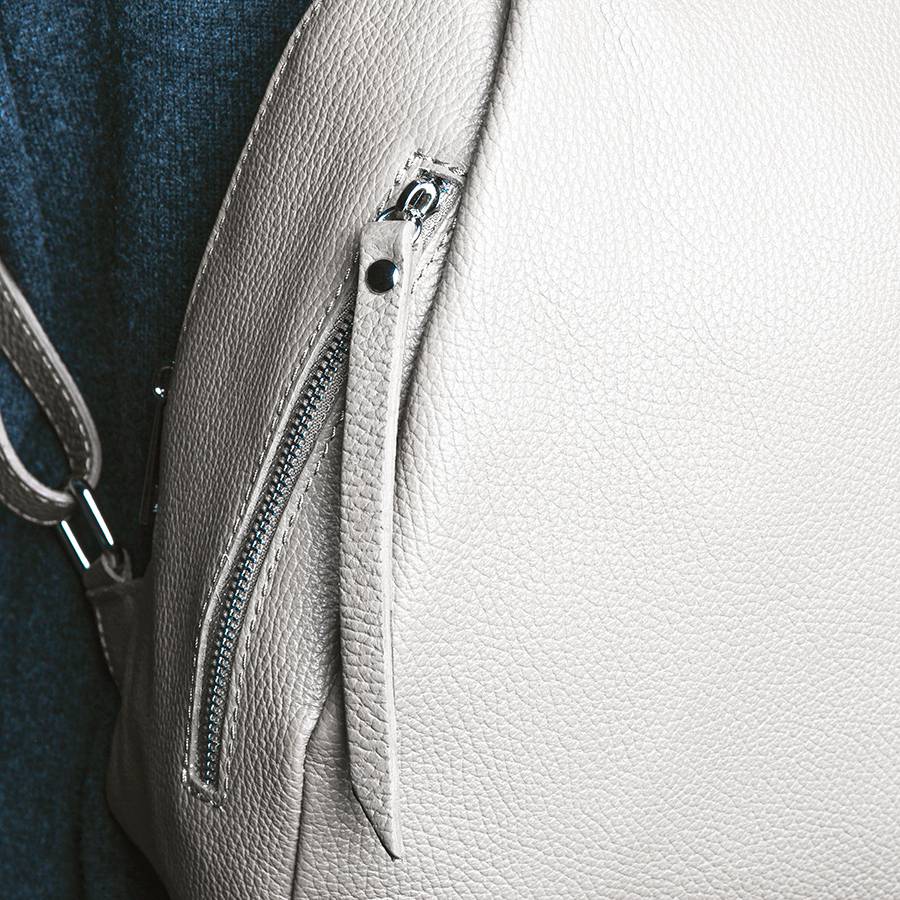 Laura Di Maggio ZIP – zainetto in pelle dollaro latte Vendita Calda