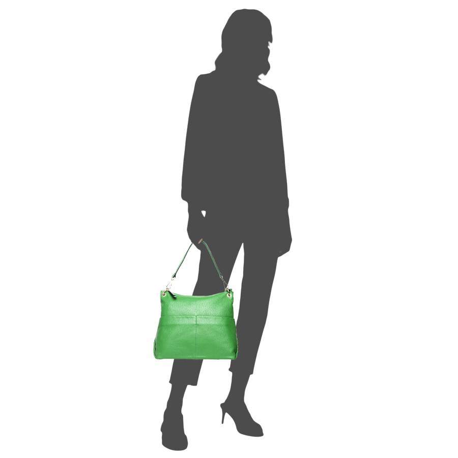 Laura Di Maggio NINA – borsa a spalla in pelle dollaro verde Convenienza