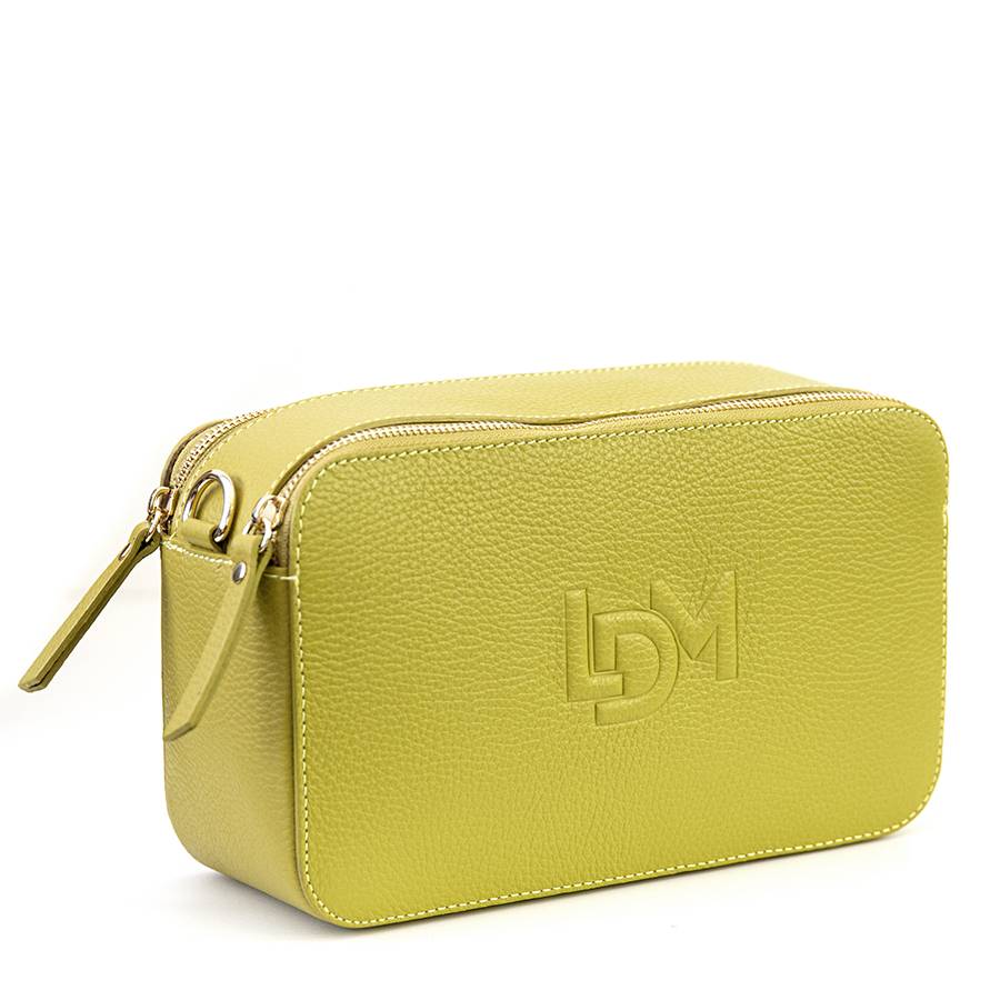 Laura Di Maggio LOIS – Saponetta in pelle dollaro stampata lime Novità