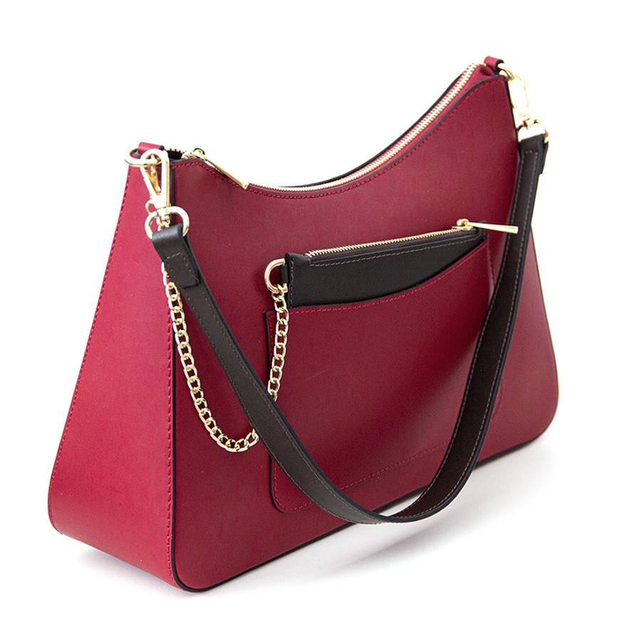 Laura Di Maggio LENA – Borsa a spalla in pelle elegant rubino Sconto