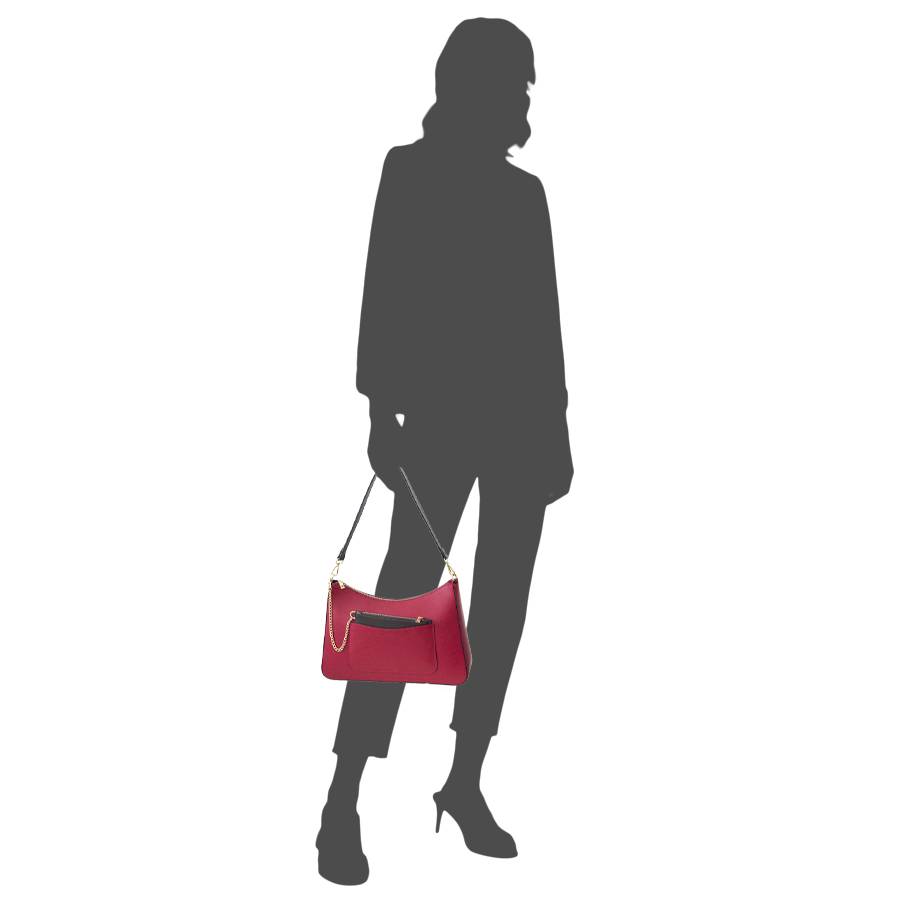 Laura Di Maggio LENA – Borsa a spalla in pelle elegant rubino Sconto