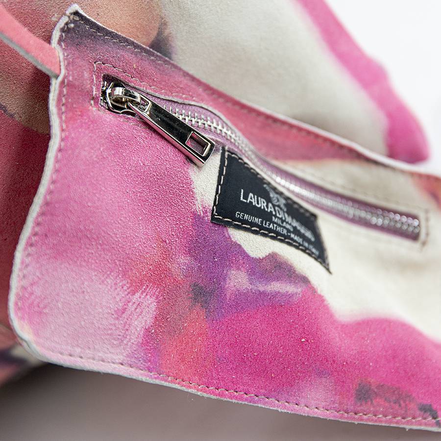 Laura Di Maggio LE SAC – sacca in pelle camoscio multicolor Saldi Di Fabbrica