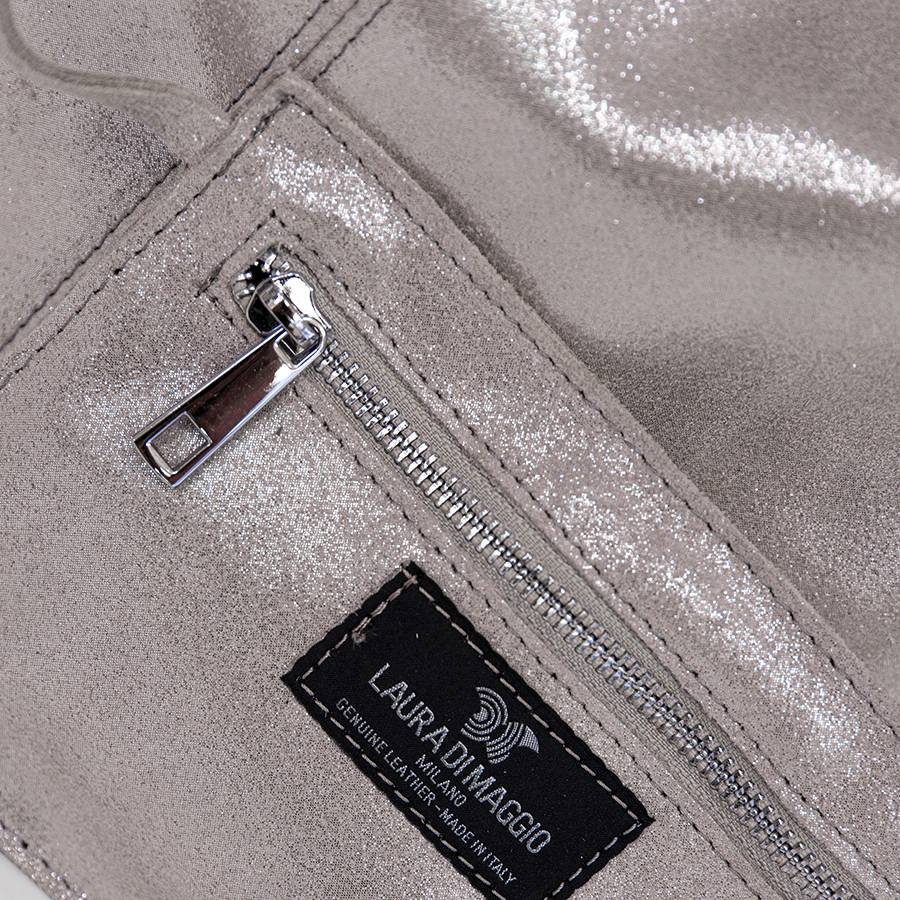 Laura Di Maggio GLIETTER – sacca in pelle glitter rosa Negozio